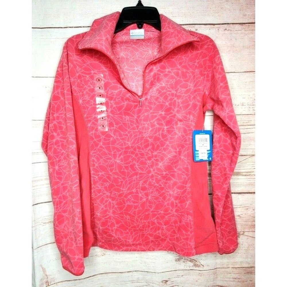 Columbia Sportswear Company Women Artic Air Printed 1/4 Zip Turtleneck Sweater